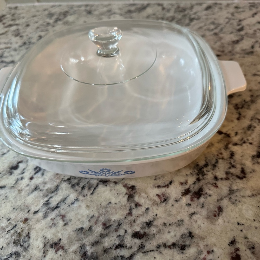 Corningware Blue and White Cookware Classic Casserole - Picture 3 of 3